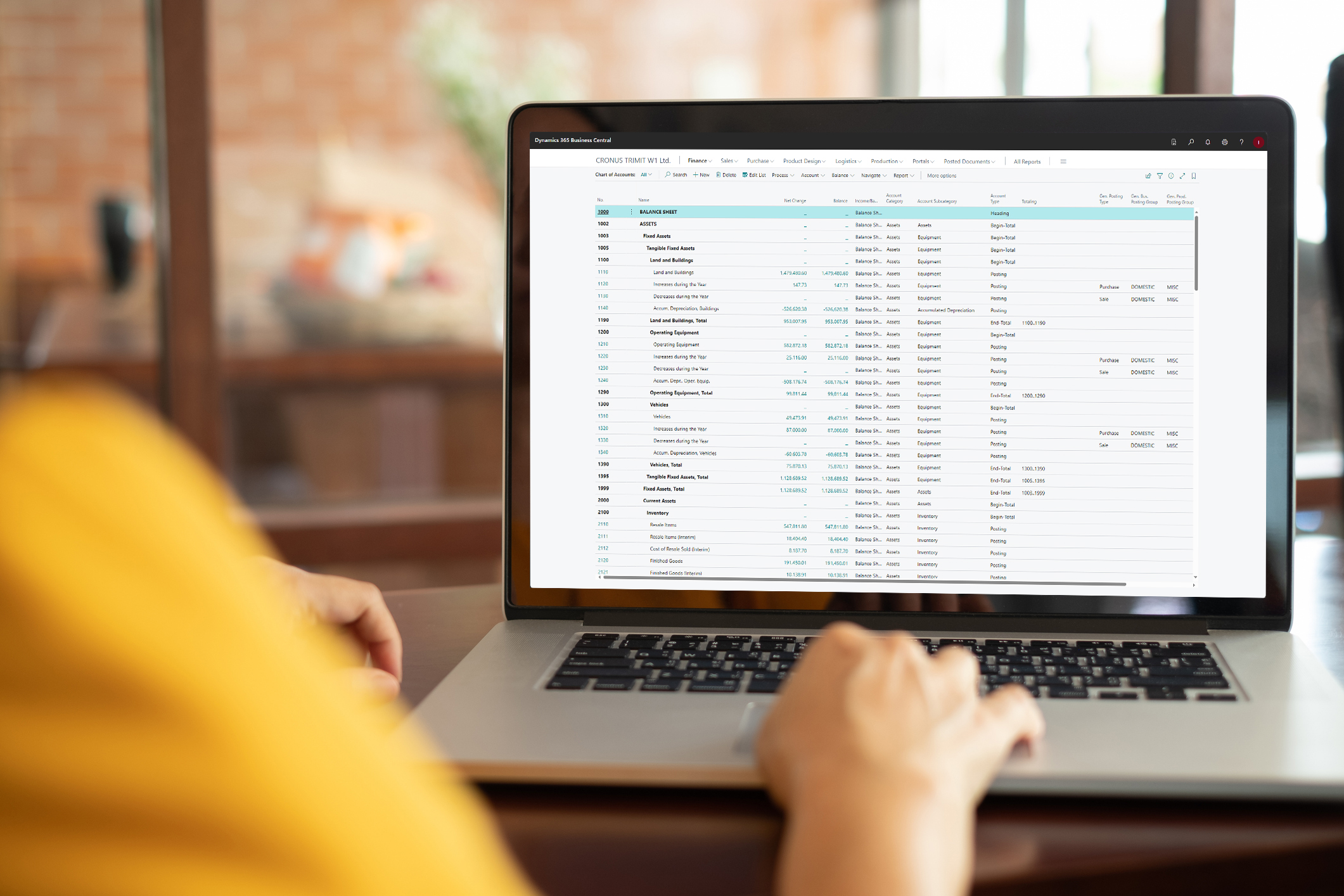 showing a close-up of a computer screen with the TRIMIT Financial tools